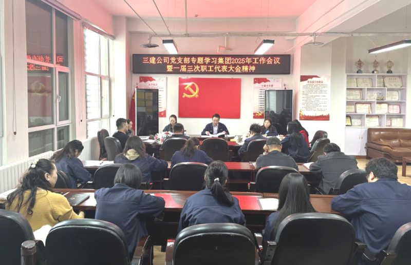 深學(xué)篤行展新姿 凝心聚力啟新程——三建公司黨支部專(zhuān)題學(xué)習(xí)研討集團(tuán)“兩會(huì)”精神