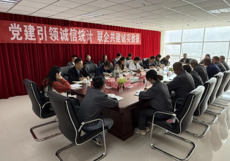 ‌“黨建引領誠信統(tǒng)計 聯(lián)企共建誠實數(shù)據(jù)”——公司黨委與國家統(tǒng)計局大通調(diào)查隊開展主題黨日活動