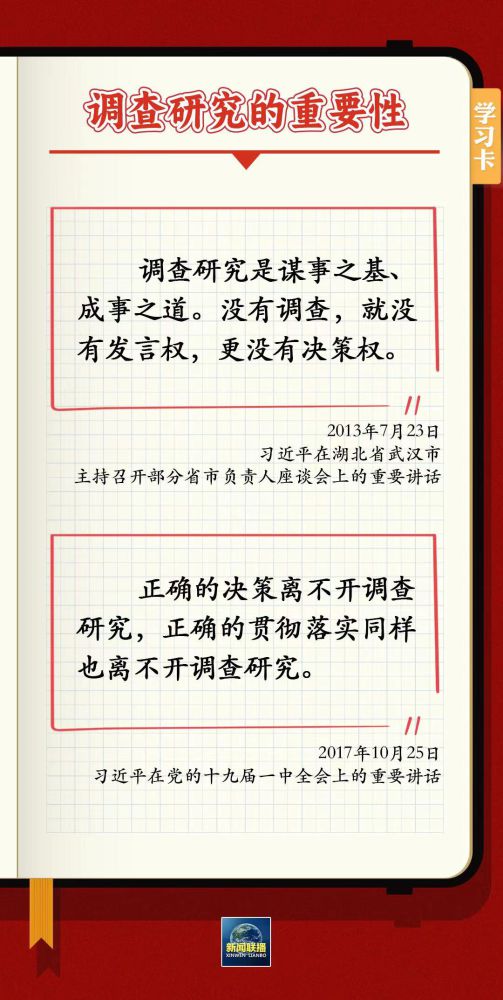 學(xué)習卡丨如何深入調(diào)查研究？跟總書記學(xué)習“五字訣”