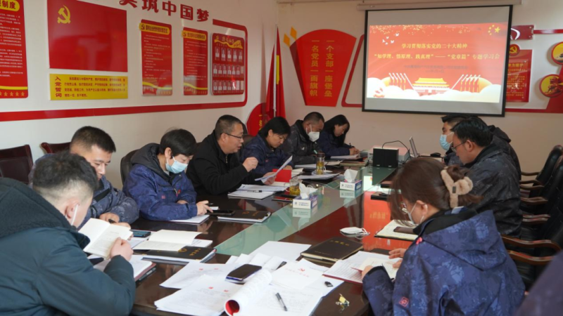 物產(chǎn)汽貿(mào)黨支部召開“知學理、悟原理、踐真理” ——黨章篇”專題學習會